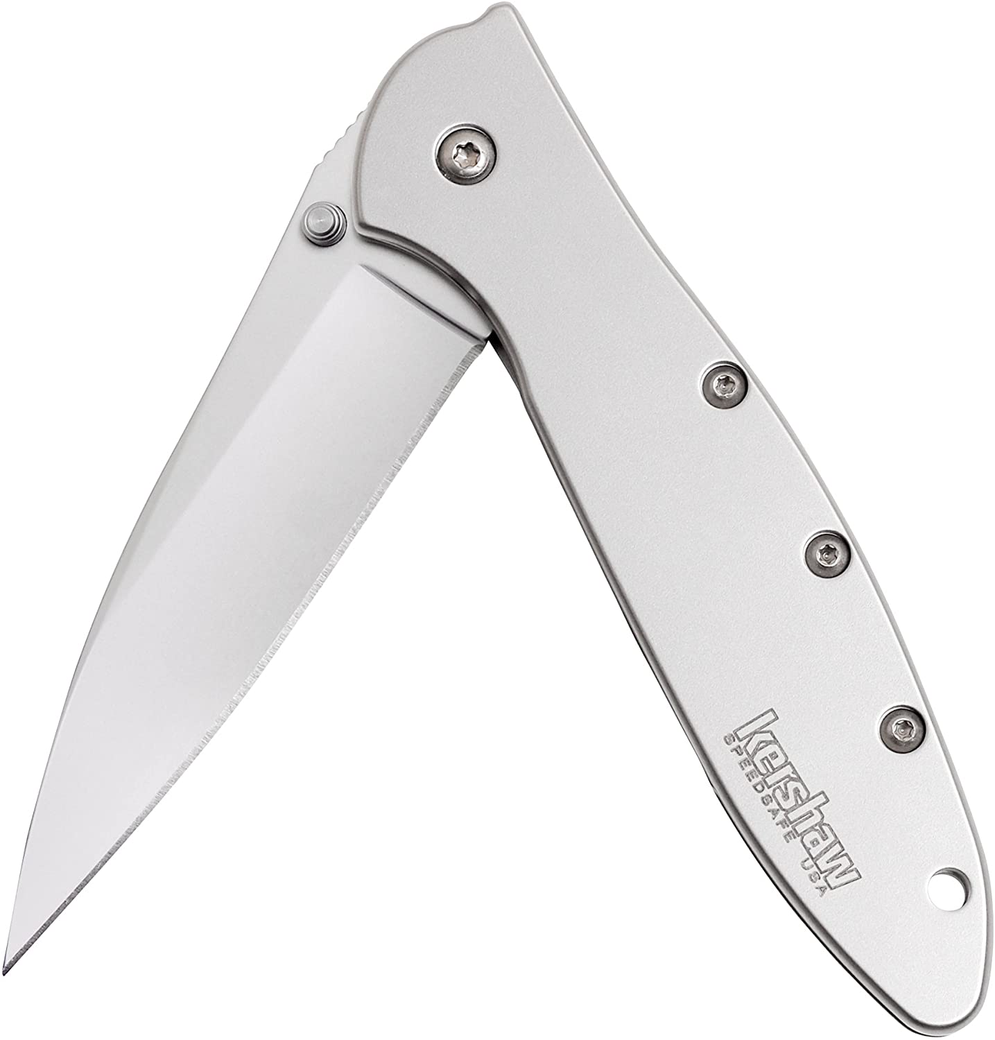 

Kershaw Leek Pocket Knife 1660 3-In. Sandvik 14C28N Blade and Stainless Steel Handle, Buy from Outdoor Gear Lab Includes Frame Lock 1830 1556 1555