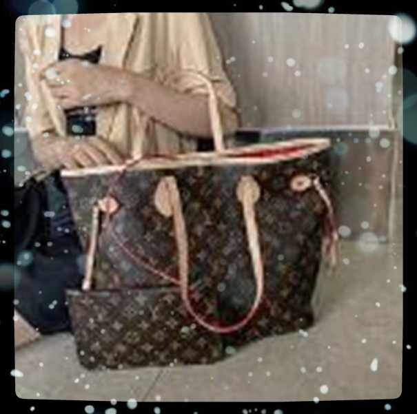 

women's PU shopping bag mother's + small bag Lv LOUIS BAG VITTON