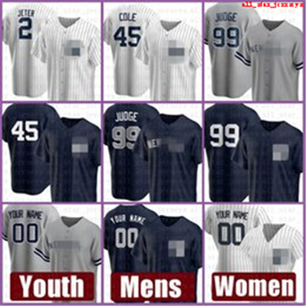 

New Mens York Women Yankees Youth Baseball Jersey 99 Aaron Judge Custom 45 Gerrit Cole 2 Derek Jeter 26 DJ LeMahieu 27 Giancarlo Stanton cheap, Jersey(yangji)