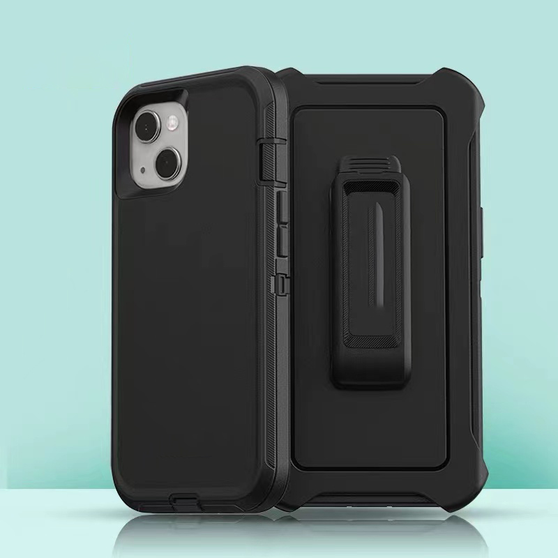 NEW Defender Phone Cases For iPhone 11 12 13 PRO MAX XS XR 8 7 Plus Hybrid Robot 3in1 TPU Shockproof Waterproof Cases-image-564749442