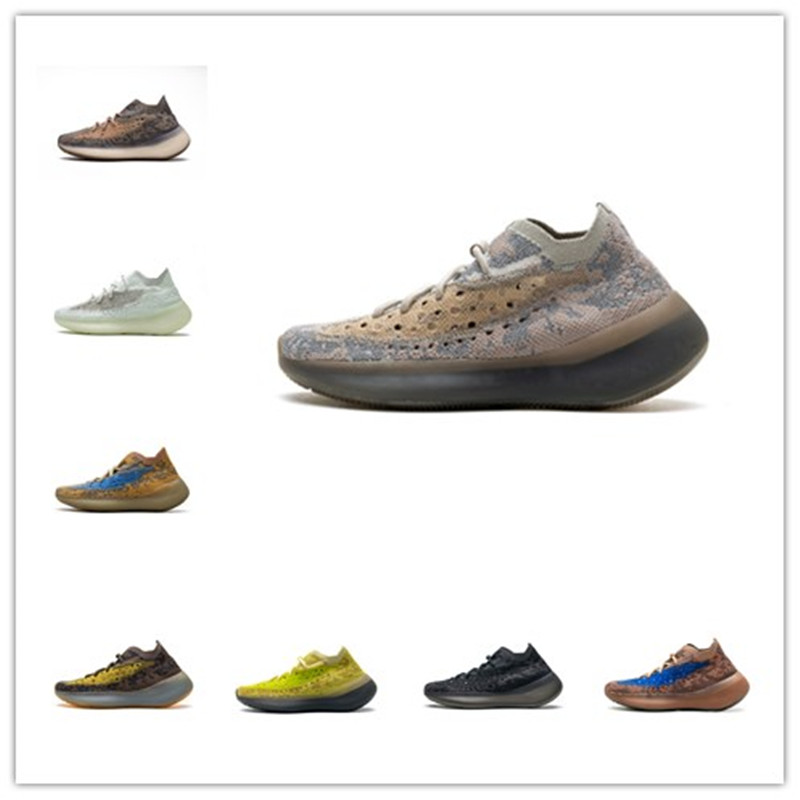 High Quality Mens Black Onyx 380 Running Shoes Womens Pepper Reflective Designers Sports Shoes Mist Calcite Glow Alien Azure Blue Oat Sneakers