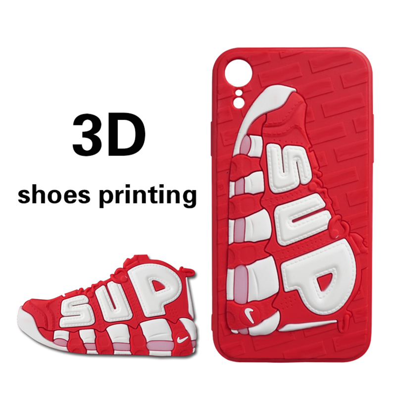 

3d shoe basketball sneaker sole smartphone back cover new style for iPhone case 7 7plus 8 8plus X xr xs 11 11 pro 11 pro MAX 12 12pro 12 pro