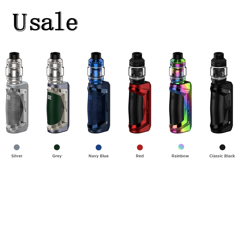 

Geekvape Aegis Solo 2 S100 Kit IP68 Rating New Tri-proof 100W Mod with 5.5ml Z Subohm 2021 Tank 0.2ohm 0.25ohm Z-Series Coils 100% Original, Navy blue