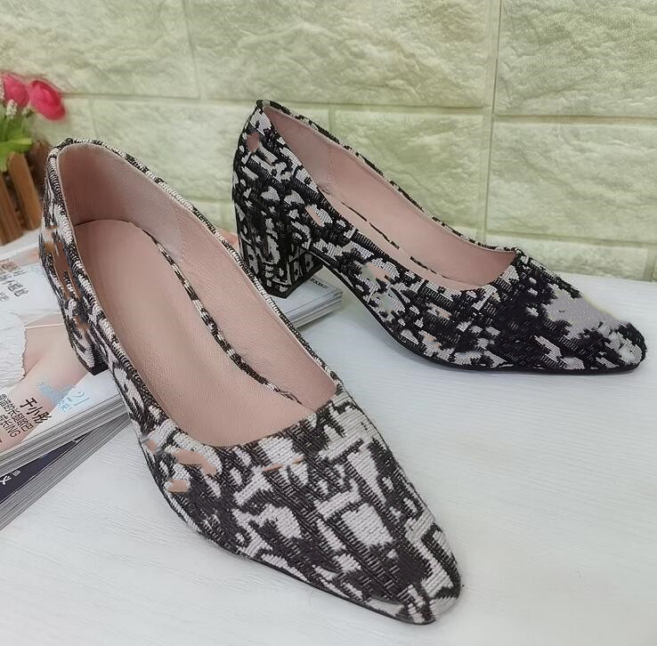 

New high quality women's formal business shoes casual leather sandal slipper, Black