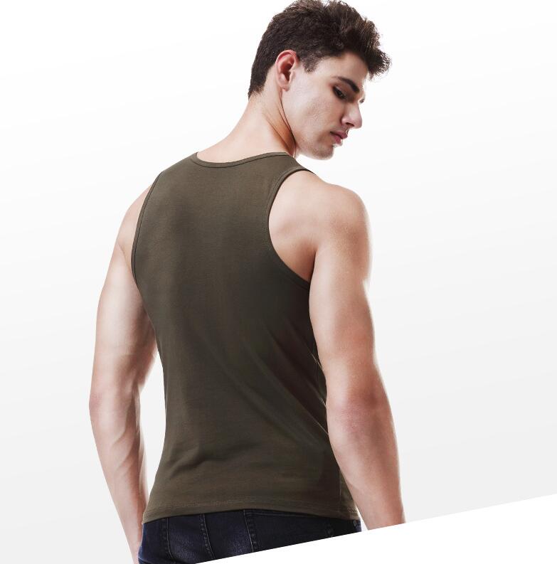 

Men S Clothing 21SS White Gym Men's Muscle Sleeveless Tank Top Tee T-Shirt Fitness Bodybuilding Sport Vest, White;black