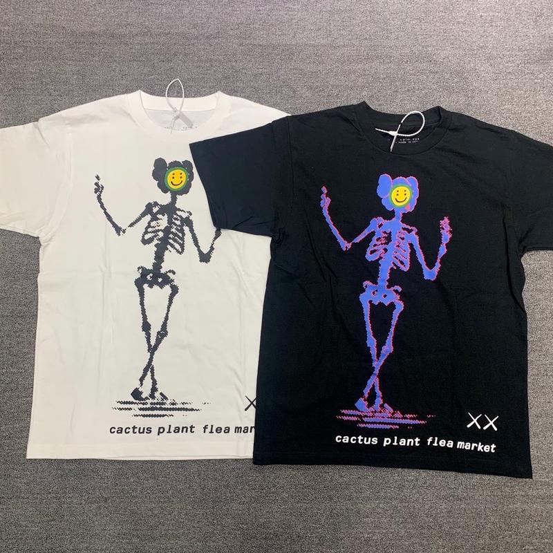 

Men' T-Shirts 22SS Classic Skeleton Print CPFM.XYZ T Shirt Men Women EU Size 100% Cotton CPFM Tees Fashion Summer Haikyuu Techwear, Black