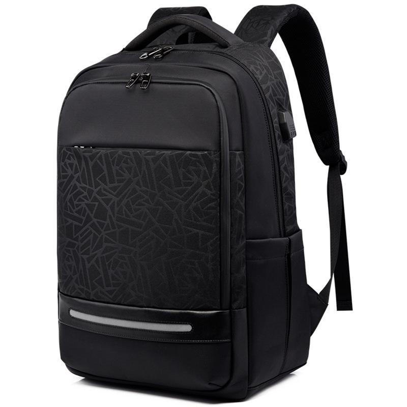 

Backpack 15.6 Inch Laptop Oxford Cloth Waterproof Notebook Computer Bags Large Capacity Casual Travel School Wholesale, Black