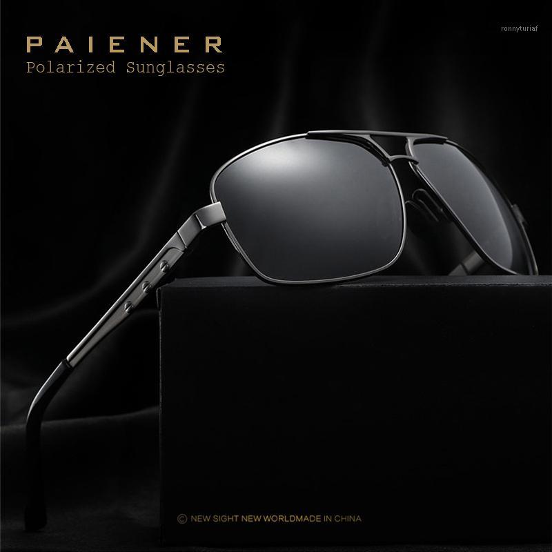 

Sunglasses 2021 Brand Design Polarized Male Driving Metal Frame Cool UV Eyewear Accessories Sun Glasses For Men Women