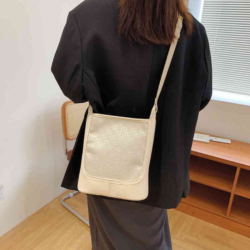 

80% Off Casual bag women new fashion messenger simple Bucket Bag Fashion single shoulder women's large capacity Handbags, White