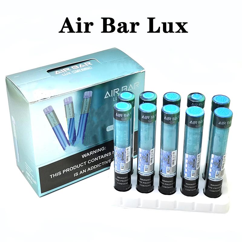 

Disposable E-cigarettes Air Bar Lux DisposablePod Device 2.7ml Kit 500mAh battery 1000puffs Pre-filled Vapors e Cigs AirBarLux