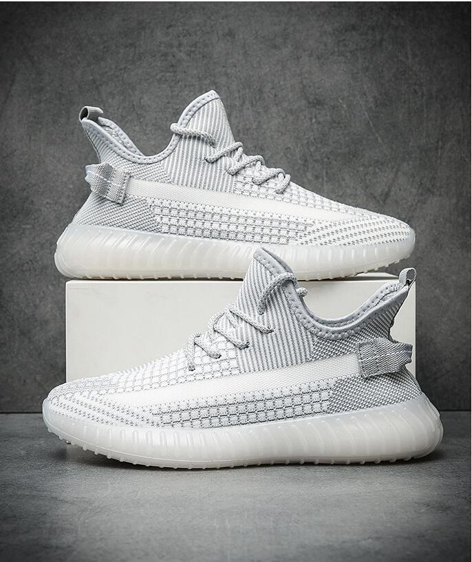 

New breathable flying woven coconut shoes for men and women the same couple shoes quality mens shoes and womens sports, Black