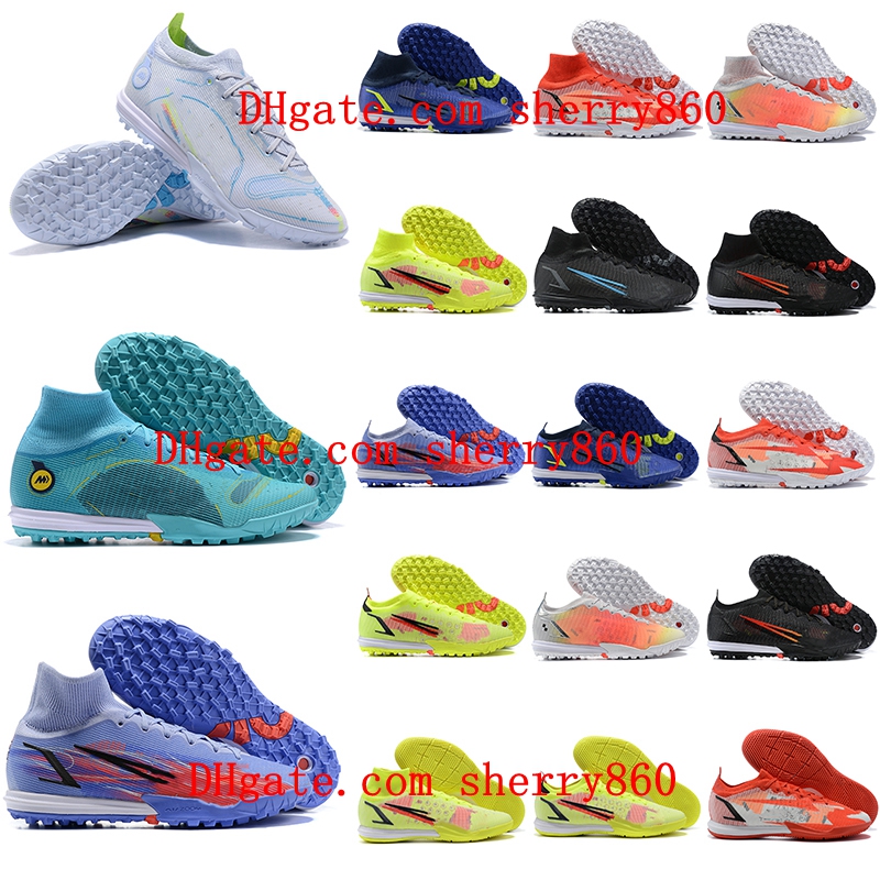 

Mercurial 14 Academy TF Soccer Shoes Football Boots Mens Cleats Training Quality, As picture 3