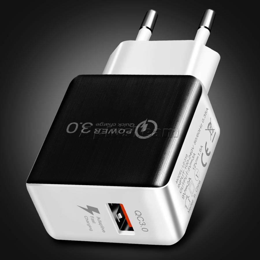 

5V 3A 9V 2A Useful Fast QC3.0 Wall Charger USB Quick Charge Travel Power Adapter Charging With US EU Plug for Iphone Samsung Cellphone Universal