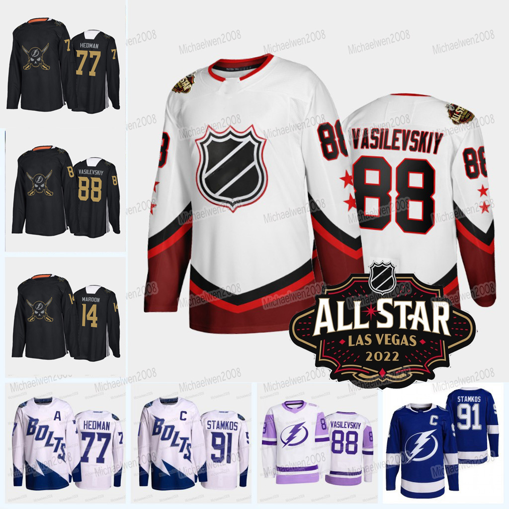 

Tampa Bay Lightning 2022 Pirate-themed Gasparilla Jersey Stadium Series Nikita Kucherov Patrick Maroon Andrei Vasilevskiy Brayden Point Stamkos Killorn Perry, Youth