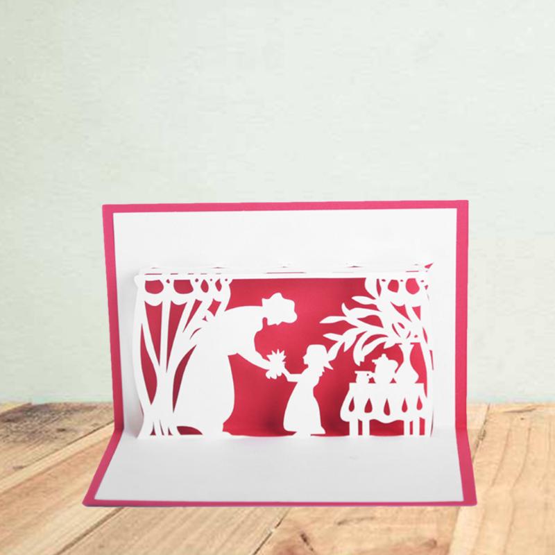 

Greeting Teacher's Day Mother's Day Greeting for Festival Party Gathering (Red Cover Pattern