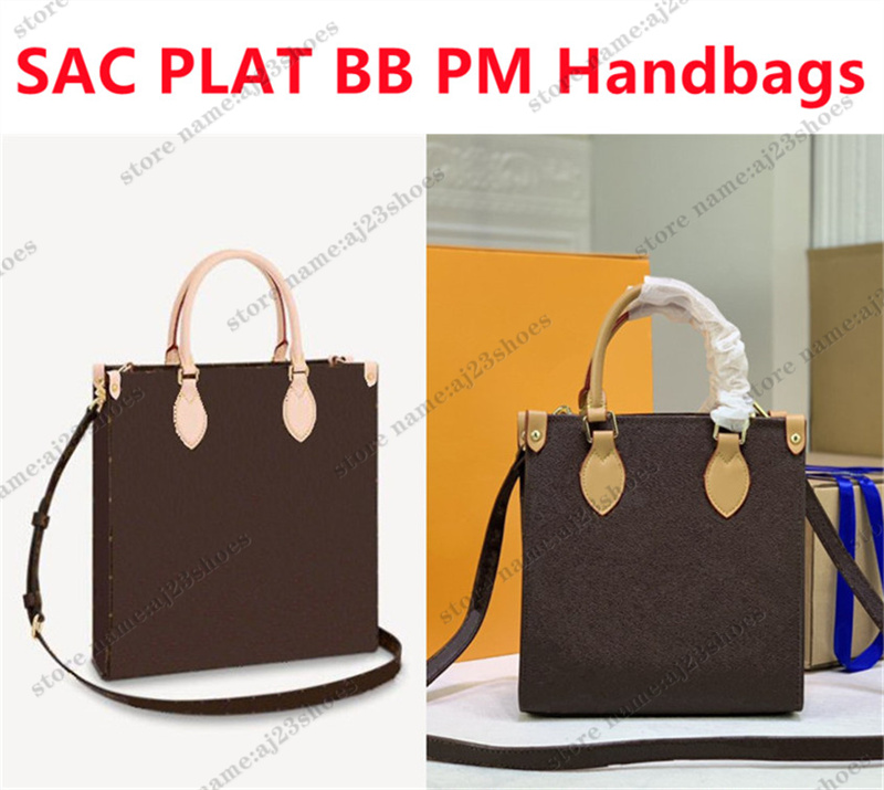 

SAC PLAT BB PM designer handbags vintage tote bag Shoulder Cross Body Luxurys designers Bags, 01