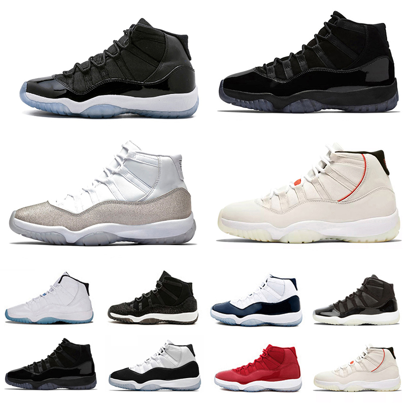 

2022 Jumpman 11 11s mens basketball shoes Jubilee Space Jam Platinum Tint Metallic Silver Legend Blue Gym red High Concord High women trainers sports shoe Fashion, Pay for box