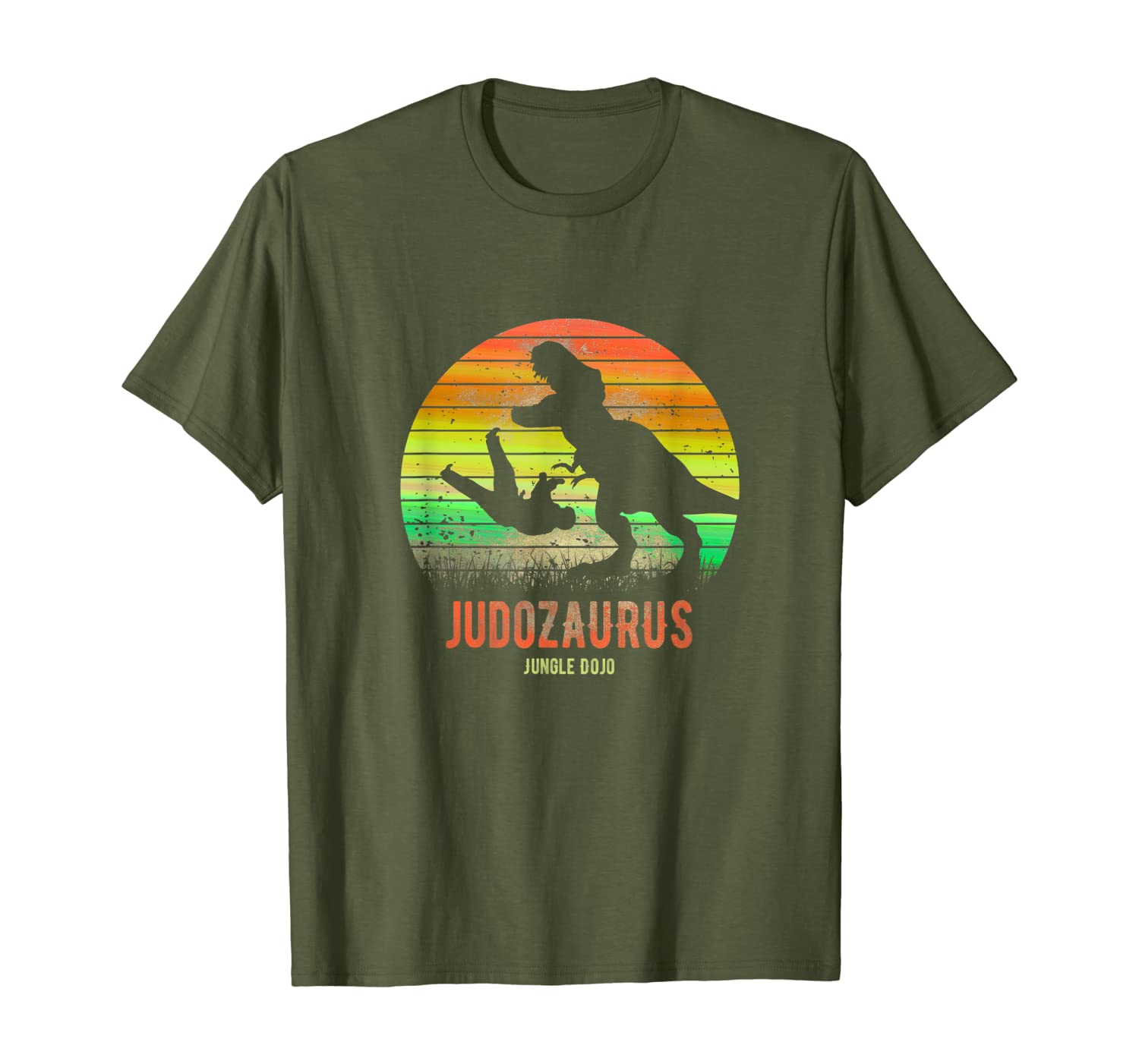 Judozaurus - Dinosaur in Judo Judoka Gift T-Shirt-image-703644105