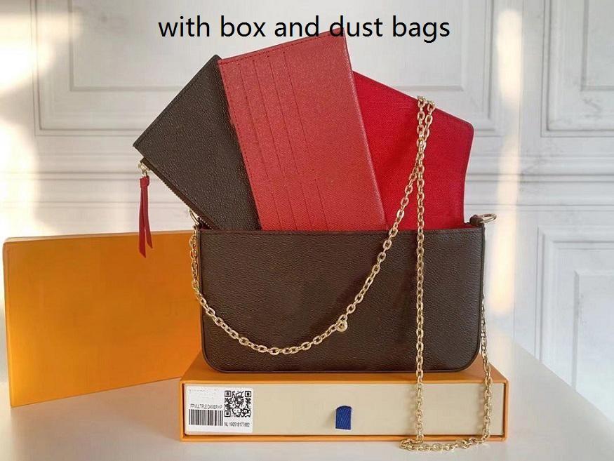

New High Quality 2021 Fashion Designer Luxury Handbags Purses Bag Women Brand Classic Style Genuine Leather Shoulder Bags V8899 With Dust Bag and Box M61276