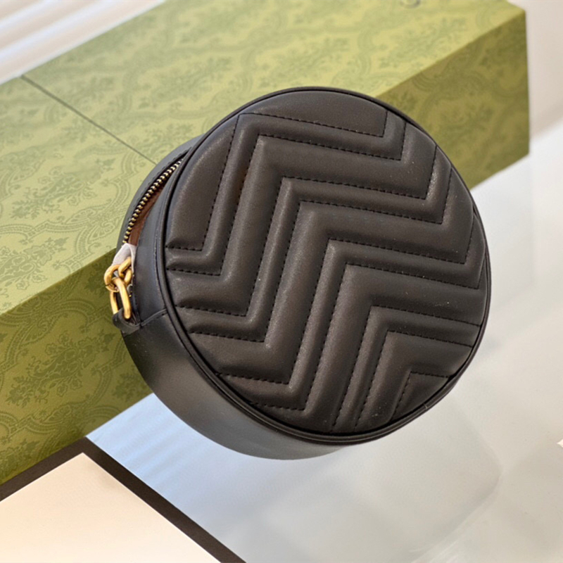 

5A+ Women shoulder bags gold chain Crossbody Designer Bag fashion Round cakes packages quilted heart leather handbags female famous designer purse, White