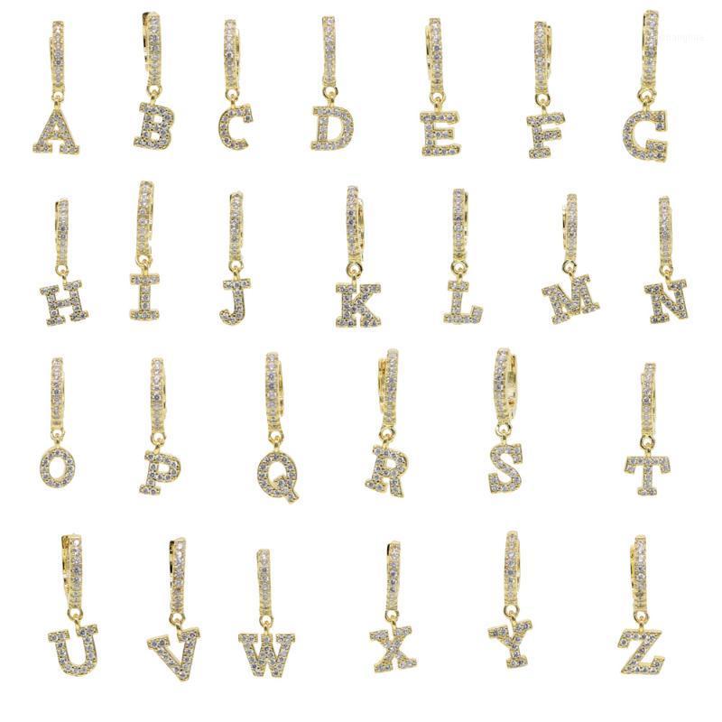 

Clear Cubic Zirconia Cz Paved Initial Cute Lovely Alphabet Drop Charm Customize Name Letter Women Dangle Earring 1 Piece & Chandelier, Silver