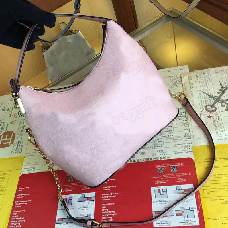 

By The Pool Marshmallow Hobo Leather Tote Bag Rosebud Empreinte Giant Monograms Womens Calfskin Shoulder bags Crossbody Totes Luxurys Designers Handbag, No bag;for make up difference fees