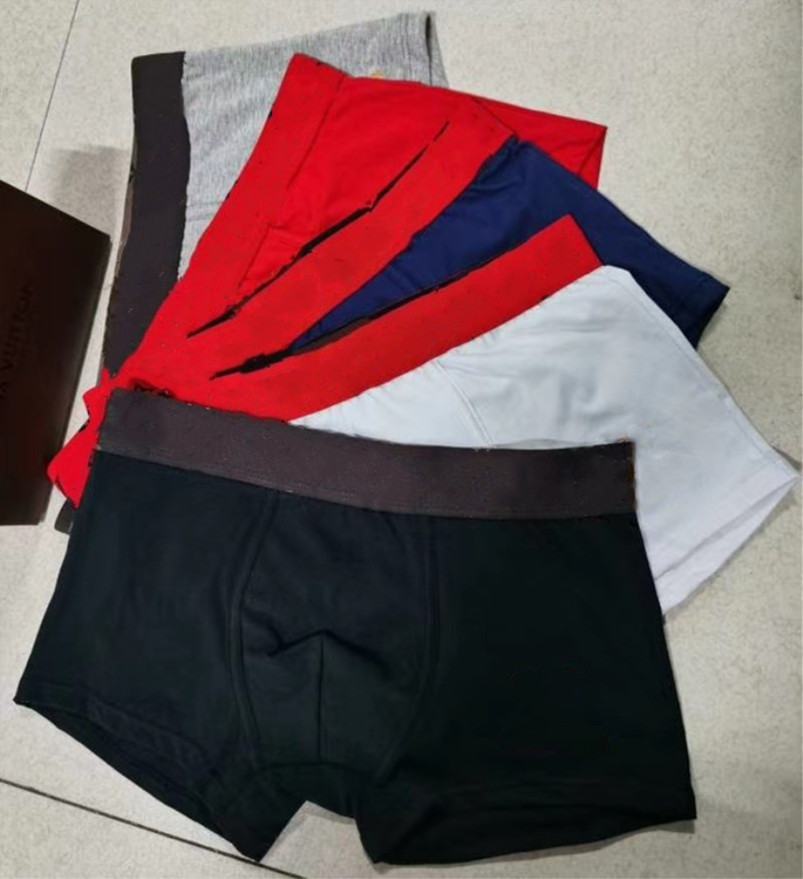 

Mens Boxer Brand Designer Underwears Shorts Sexy Underpants Young Soft Comfortable Elastic Men Brand Boxer Underwear klw4616, Black