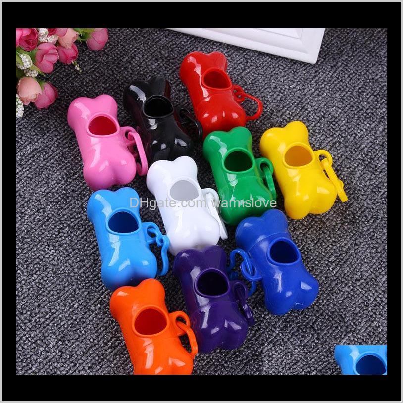 

Pet Dog Poop Bag Dispenser Lovely Bone Shape Case For Pooper Scooper Waste Bags Holder Clean Up Grooming For Pet Eco-Friendly 5Sucn A0Krp