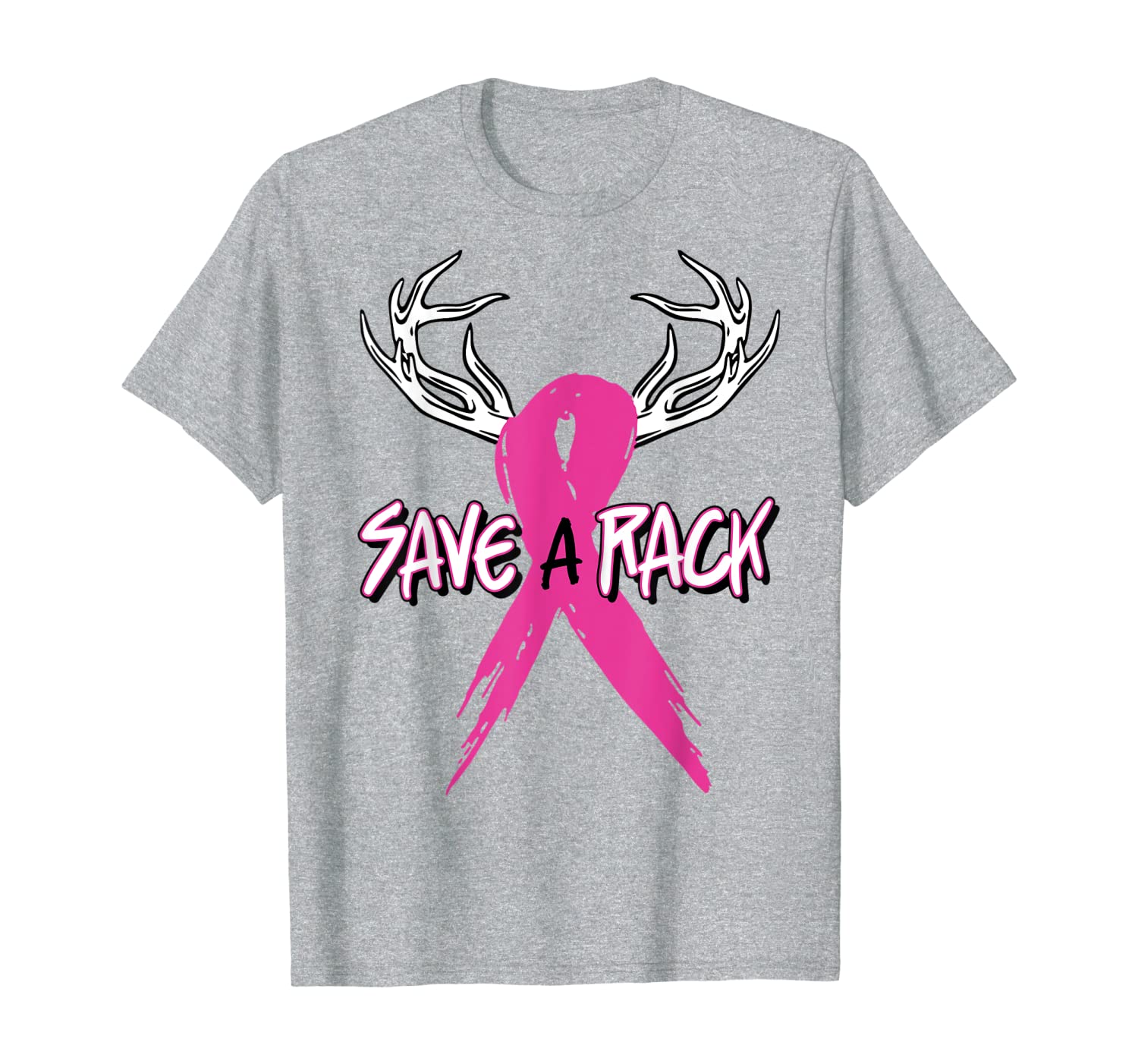 Breast Cancer Awareness Clothing Save a Rack T-Shirt-image-702609602