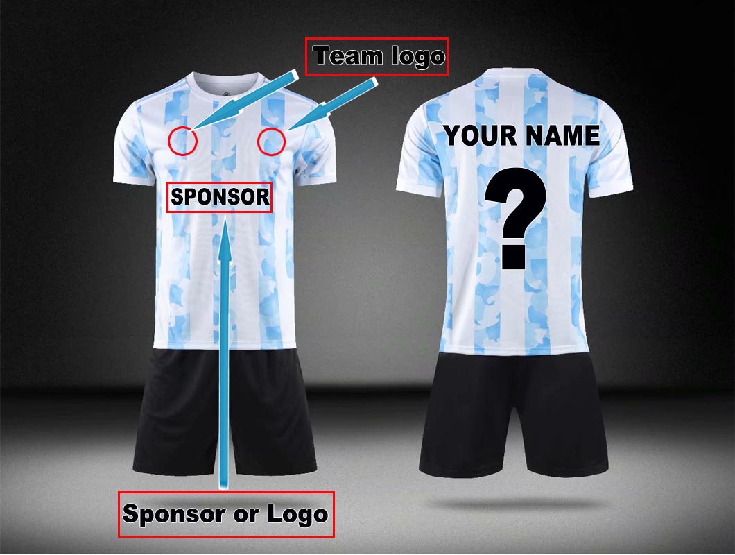 

19 20 customize Argentina National soccer jersey 2019 camisetas futbol Maillots football shirt men kit