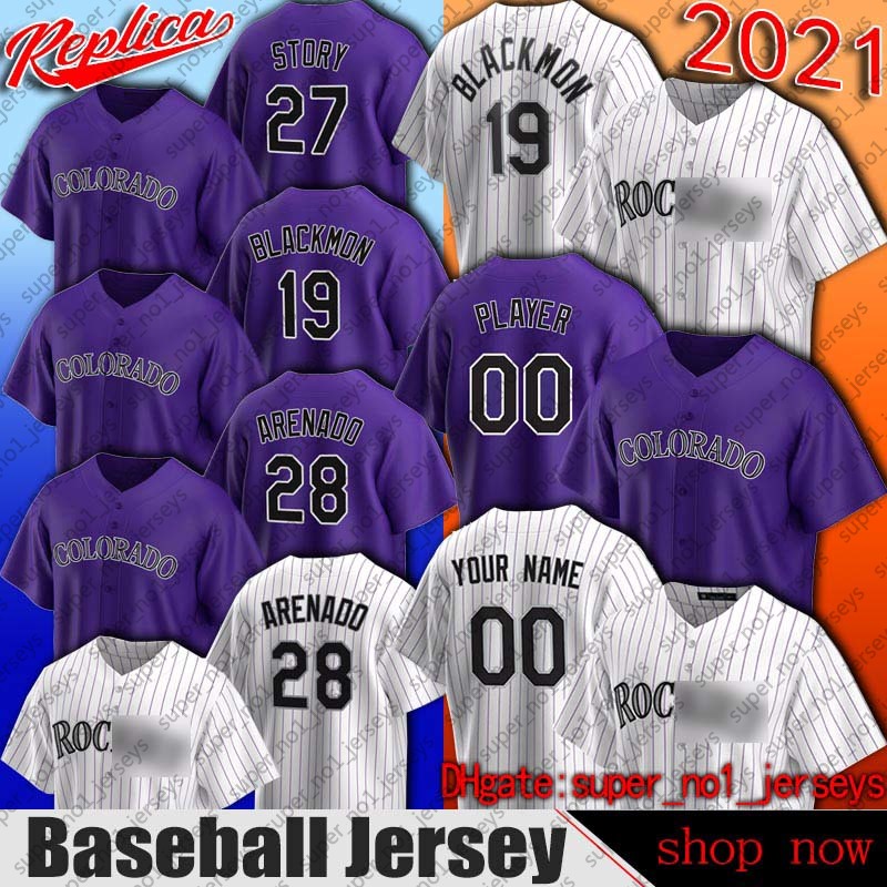 

Colorado 27 Trevor Story Jersey Baseball 19 Charlie Blackmon Jerseys Nolan Arenado C.j. Cron Raimel Tapia Jersey German Marquez Hampson, Nk custom (luoj)