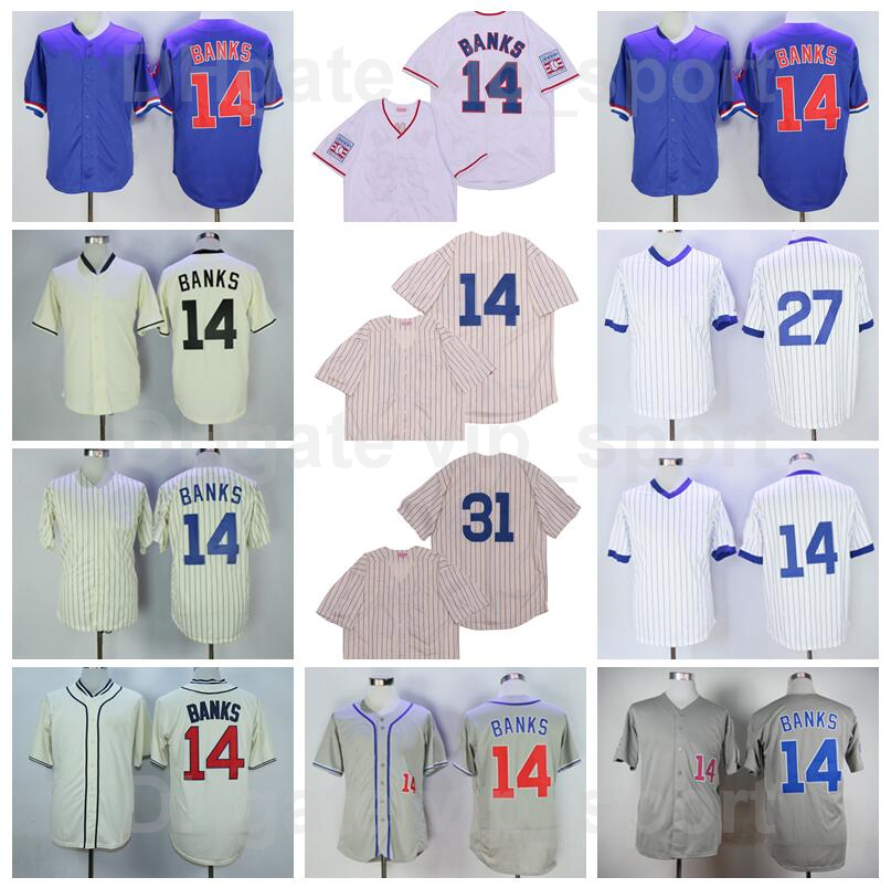 

Retro Baseball 1929 1968 1969 Vintage 27 Addison Russell Jersey 14 Ernie Banks 31 Maddux 1988 1990 1994 Retire Stitched Pullover Cool Base, 1988 vintage