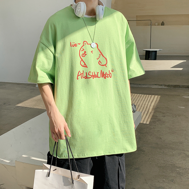 

New Short Sleeve T-shirt Men's for 2021 Summer High Quality Tshirt Top Tees Classic Brand Fashion Clothes Oversized M-5xl o Neck D93o, Dxt143 d