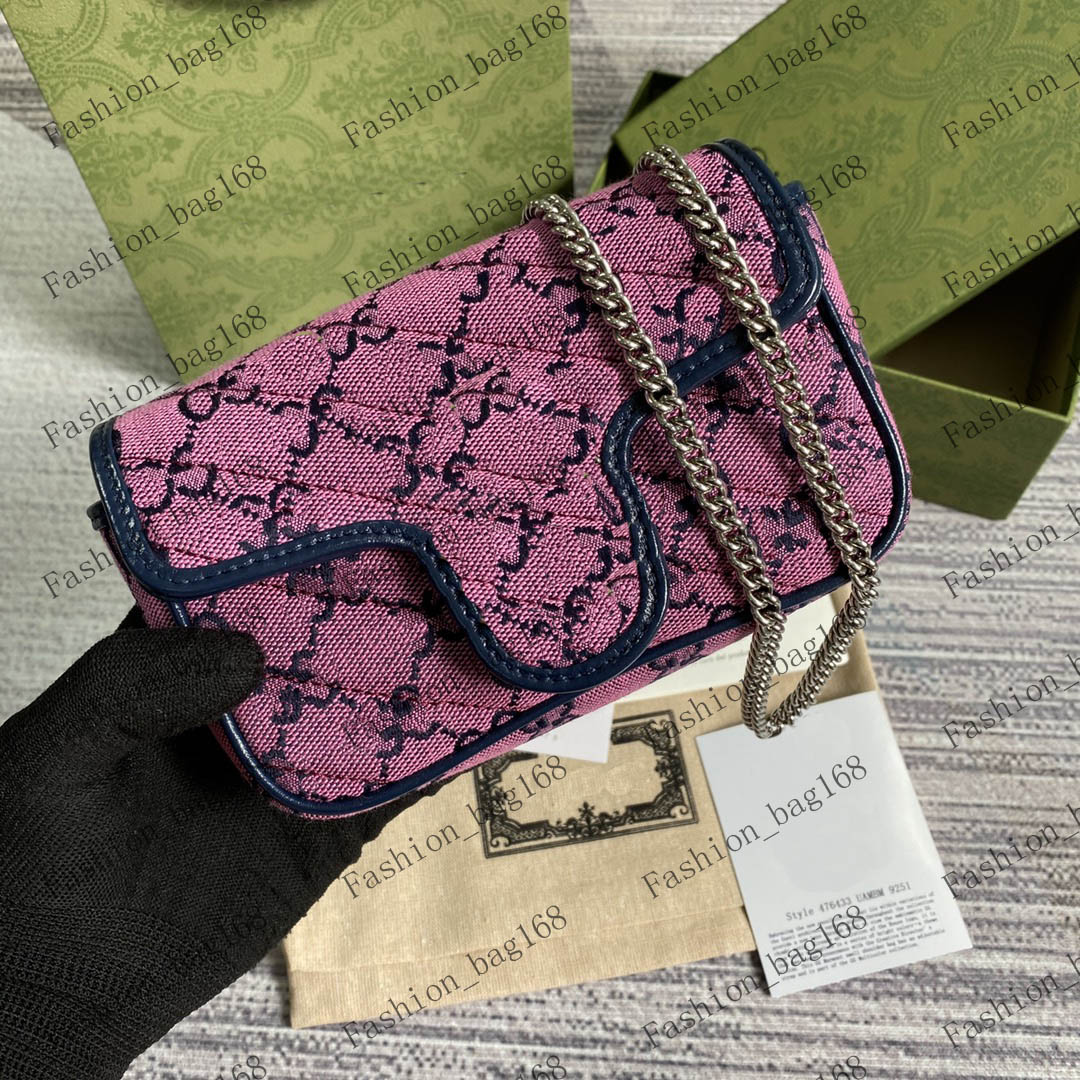 

2021 fashion desigenr woman bags flap crossbody canvas letters hardware top high quality chain small mini handbag with box