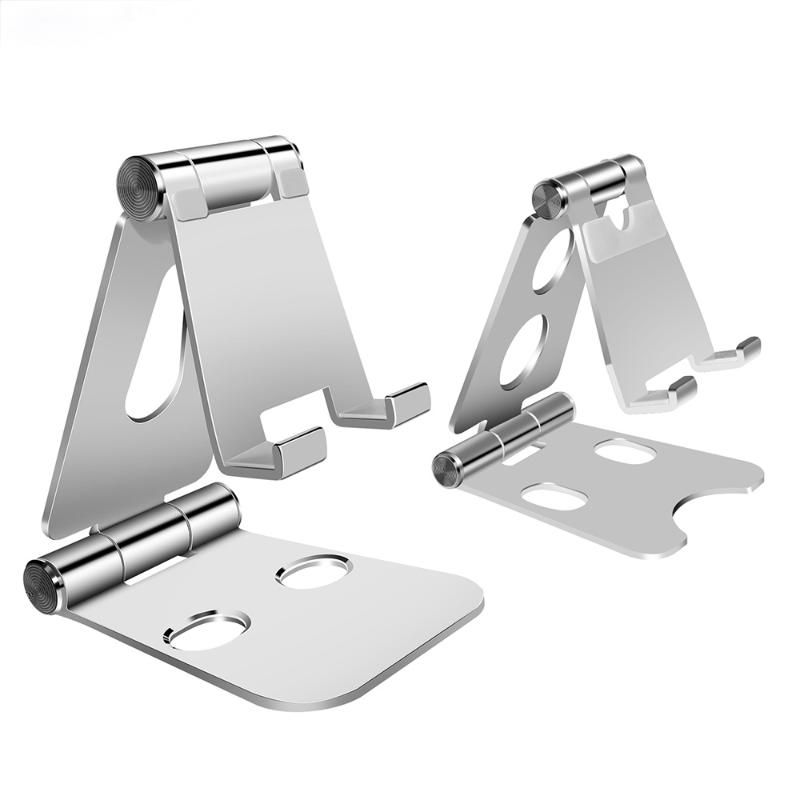 

Cell Phone Mounts & Holders Adjustable Aluminum Stand For Mobile Tablet Foldable Portable Desk Holder Smartphone IPad, For phone3