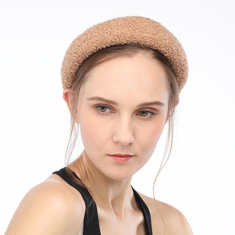 

Hair Clips & Barrettes Simple Fashion Wild Sponge Woolen Party Accessories Dance Leisure Travel Female Personality Headband Jewelry Gift, Golden;silver