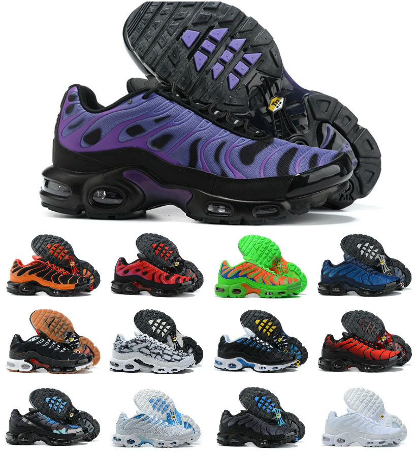 

Top 2021 Air Plus Mens Tn Worldwide RunninG Shoes Triple Black White Unc Obsidian Chaussures Tn Requin Brushstroke Camo Maxes Sneakers B222, A-c0034