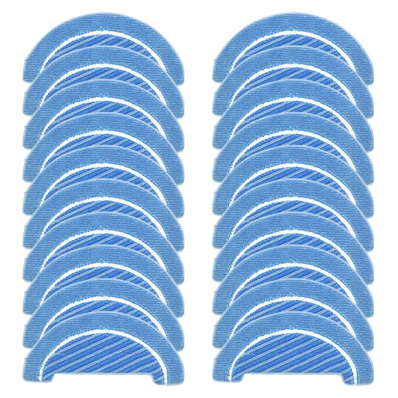 

20Pcs Replacement Mop Cloth Rags for Conga 1090 Robot Vacuum Cleaner Parts Accessories