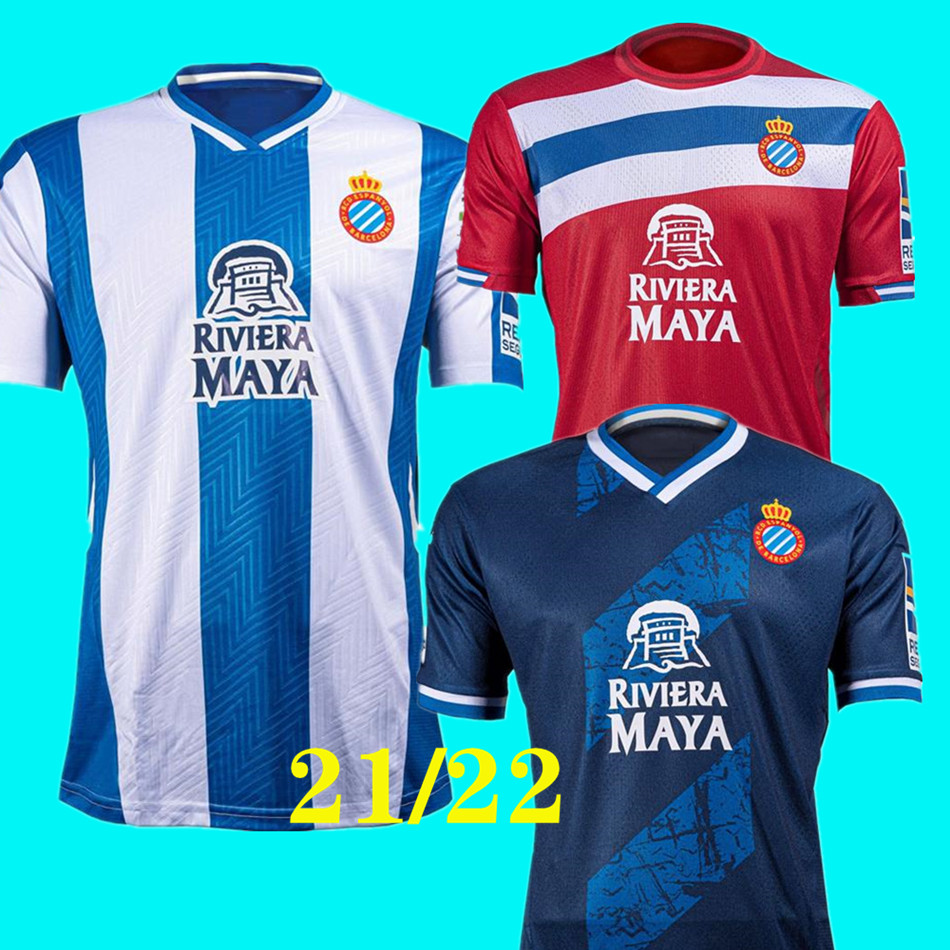 

21 22 RCD Espanyol SOCCER JERSEYS HOME AWAY THIRD #7 WU LEI Real Sociedad 2021 2022 ODEGAARD OYARZABAL PEDROSA DAVID LÓPEZ JUANMI JERSEY FOO