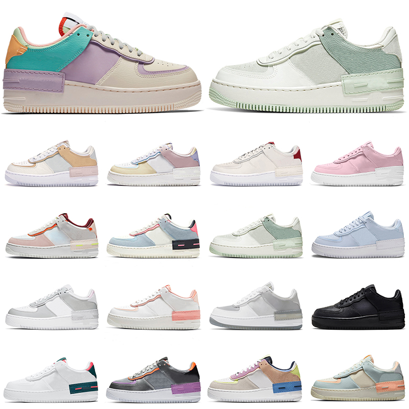 

shadow running shoes dunk 1 men women triple white black Tropical Twist Photon Dust mens trainers sports sneakers size 36-46, 36-40 wolf grey lavender mist