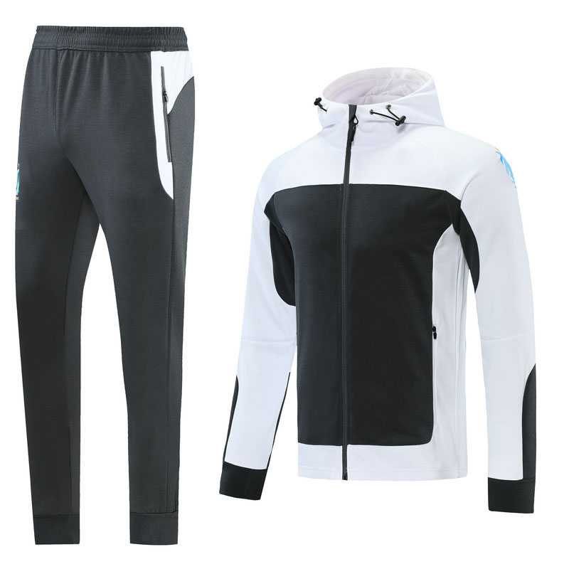 

Free Shipping 2021 Marseille hoodies Jacket Tracksuit THAUVIN PAYET 20 21 Marseille chandal 2020 Soccer training suits sports wear kit, Gray