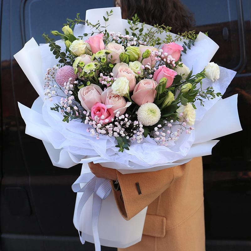 

Other Arts And Crafts 40pcs Frosted Floral Tissue Papers 50*70cm Craft Paper Florist Bouquet Wrapping Packing Home Festive Party Decoration