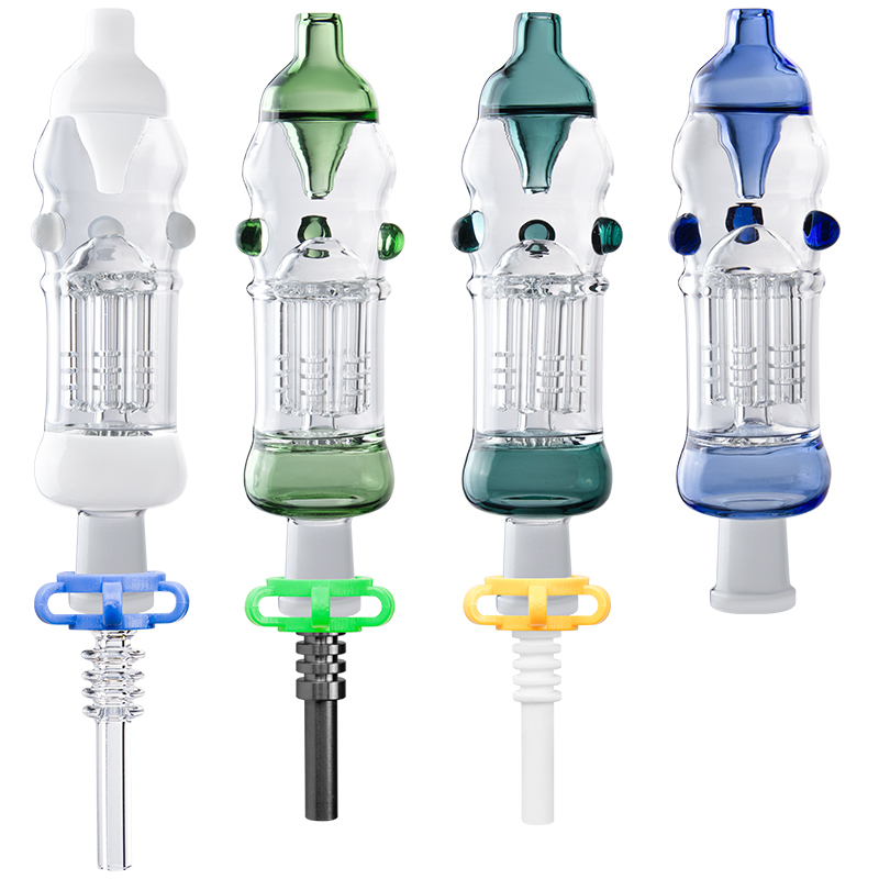 Glassvape168 CSYC NC021 Hookah OD 32mm Oil Rigs Pipe 14mm Titanium Ceramic Nail Quartz Banger Nails Arm Tree Perc Dab Rig Glass Bong-image-536973366