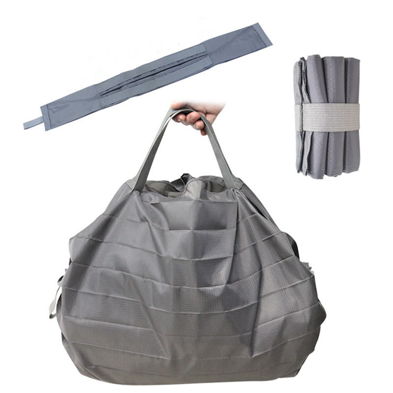 

Collapsible Reusable Shopping Bag Washable Grocery Bags Folding Reusable Storage Bag Polyester Eco Friendly Handbags MY-inf0692