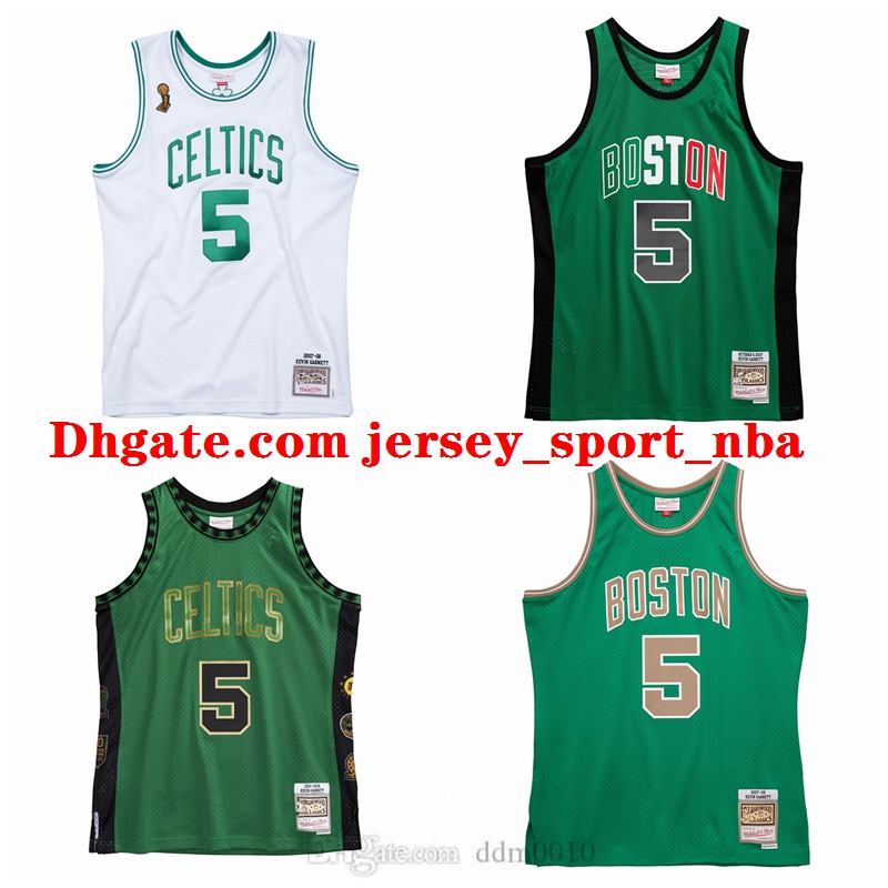 

Men Swingman Kevin Garnett HOF 1995-2016 Boston 2007-08 Authentic Finals Jersey
