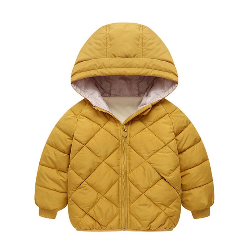 

Down Coat 2021 Autumn Winter Children Jacket Boys Girls Fashion Thick Warm Baby Hooded Outwear Kids Cotton, Blue;gray