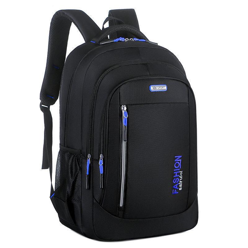 

Backpack Men Fashion Waterproof Canvas Leisure Zipper Buckle Multi-function Large-capacity Travel Sports Bag