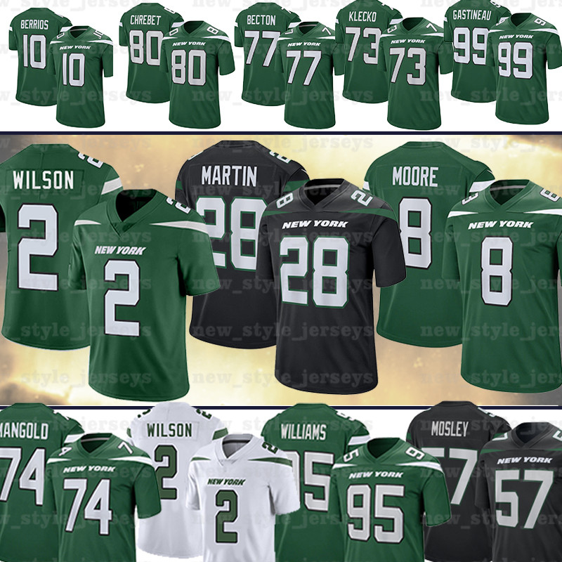 

2 Zach Wilson 12 Joe Namath Jersey Elijah Moore 95 Quinnen Williams 28 Curtis Martin Mark Gastineau Mekhi Becton Mosley Mangold 19 Matt Cote Braxton Berrios Morgan, Men(meng hu)