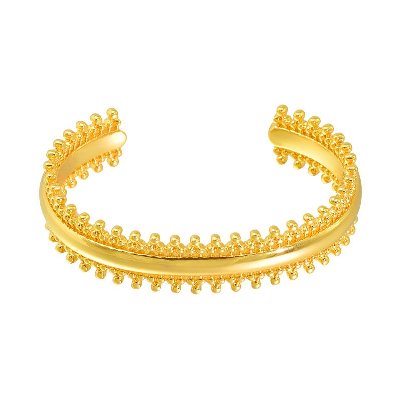 

Bangle 2022 Trendy Bracelets For Women Fashion Designer Cuff Gold Color Wrist Accessory Punk Personalized Paired C
