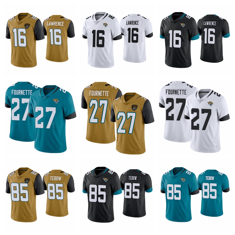 

Jacksonville's MEN WOMEN YOUTH Jaguars's Trevor Lawrence Tim Tebow Leonard Fournette Leonard Fournette Vapor Limited football Jersey, Black;red